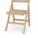 Japanese Minimal Solid Wood Armrest Rattan Dining Folding Chair For Cafe Tea House Hotel 2f3581f0 75f5 43ba ad25 1db07bc4c60f