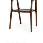 Full Wrap Curved Arm Solid Wood Stackable Dining Chair For Cafe Hotel 34a40a40 31b3 4276 8478 a46aa76520b7