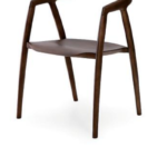 Full Wrap Curved Arm Solid Wood Stackable Dining Chair For Cafe Hotel 6a945ad5 9c6f 448f bcc2 a2264e8747b9