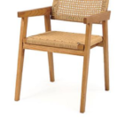 Japanese Minimal Solid Wood Armrest Rattan Dining Folding Chair For Cafe Tea House Hotel 8e9467e4 4f67 4e1f bcf2 77a0a2e66ed1