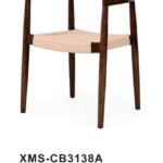 Full Wrap Curved Arm Solid Wood Stackable Dining Chair For Cafe Hotel 9e50b0ab abf1 4340 986b b15111d0d923
