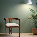 Oriental Curved Arm Solid Wood Dining Chair Rattan & Upholstered For Tea House Cafe b97e2c70 fca9 43a9 9f97 27808655d10c