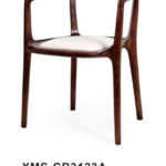 Full Wrap Curved Arm Solid Wood Stackable Dining Chair For Cafe Hotel e9896f40 75d3 461d bfa7 482efbae521c